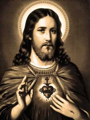 black-and-white-sacred-heart